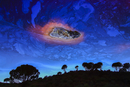 Gewinnerbild "Meteorit" vom „Glanzlichter-Naturfotograf 2018“  Manuel Enrique González Carmona aus Spanien