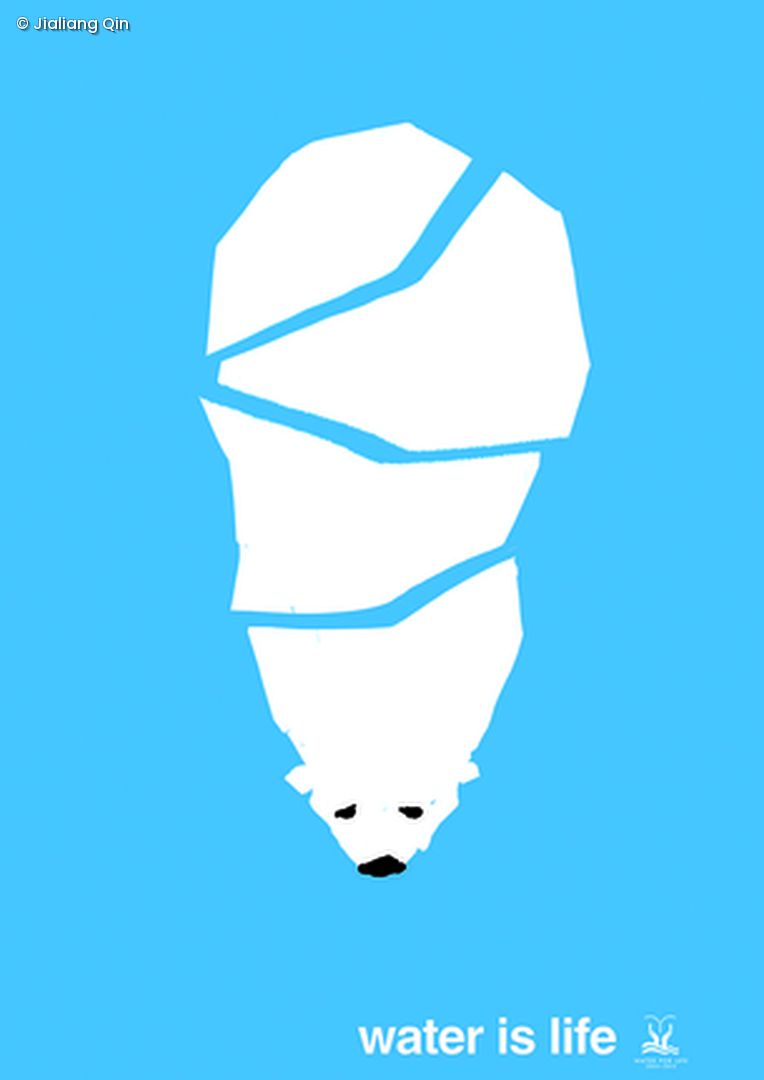 illustrierter Eisbär