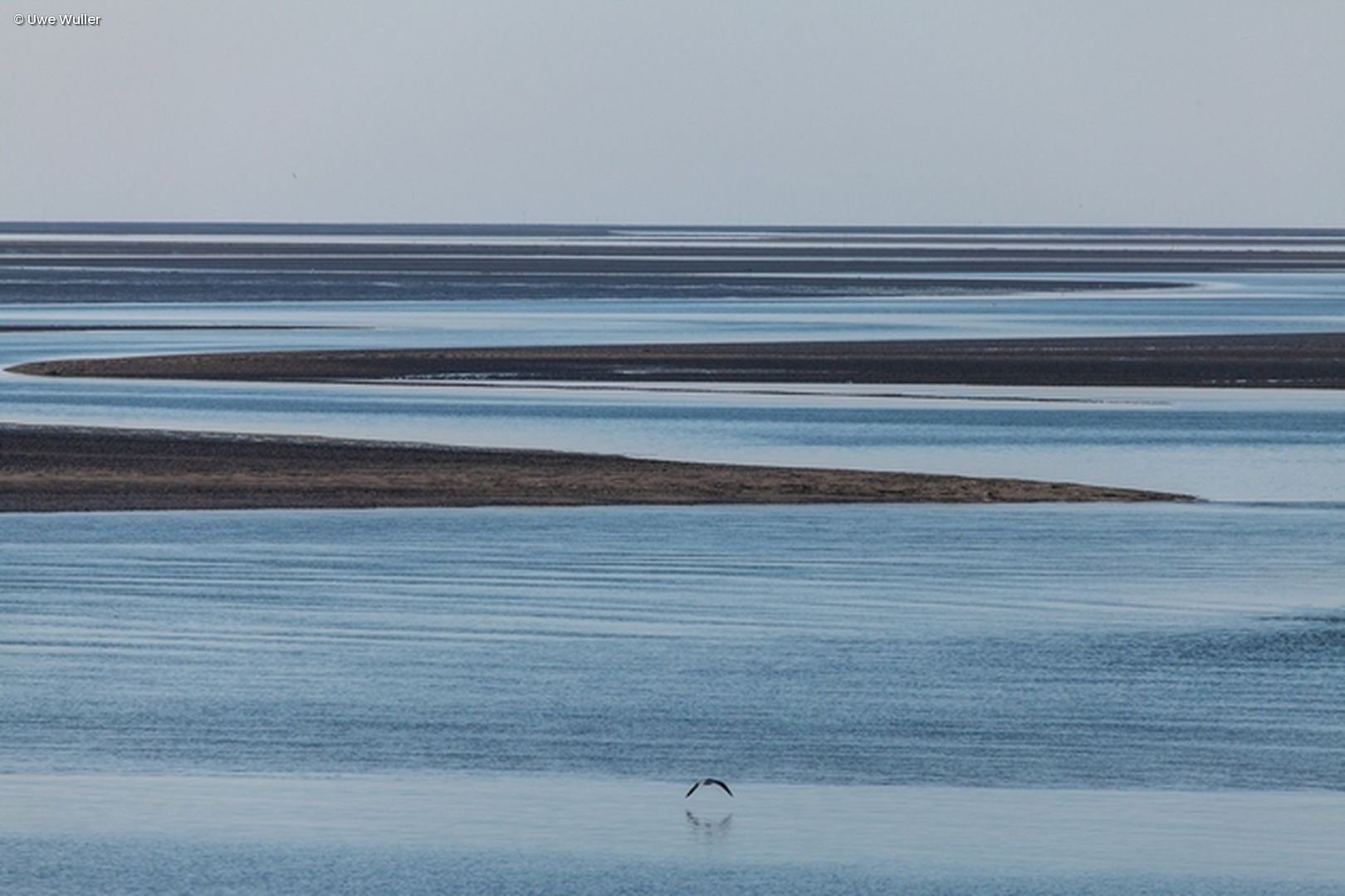 Wasser mit Sandbänken