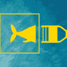 Zusammengesetzt aus Wal-Flosse & Plastik-Flasche